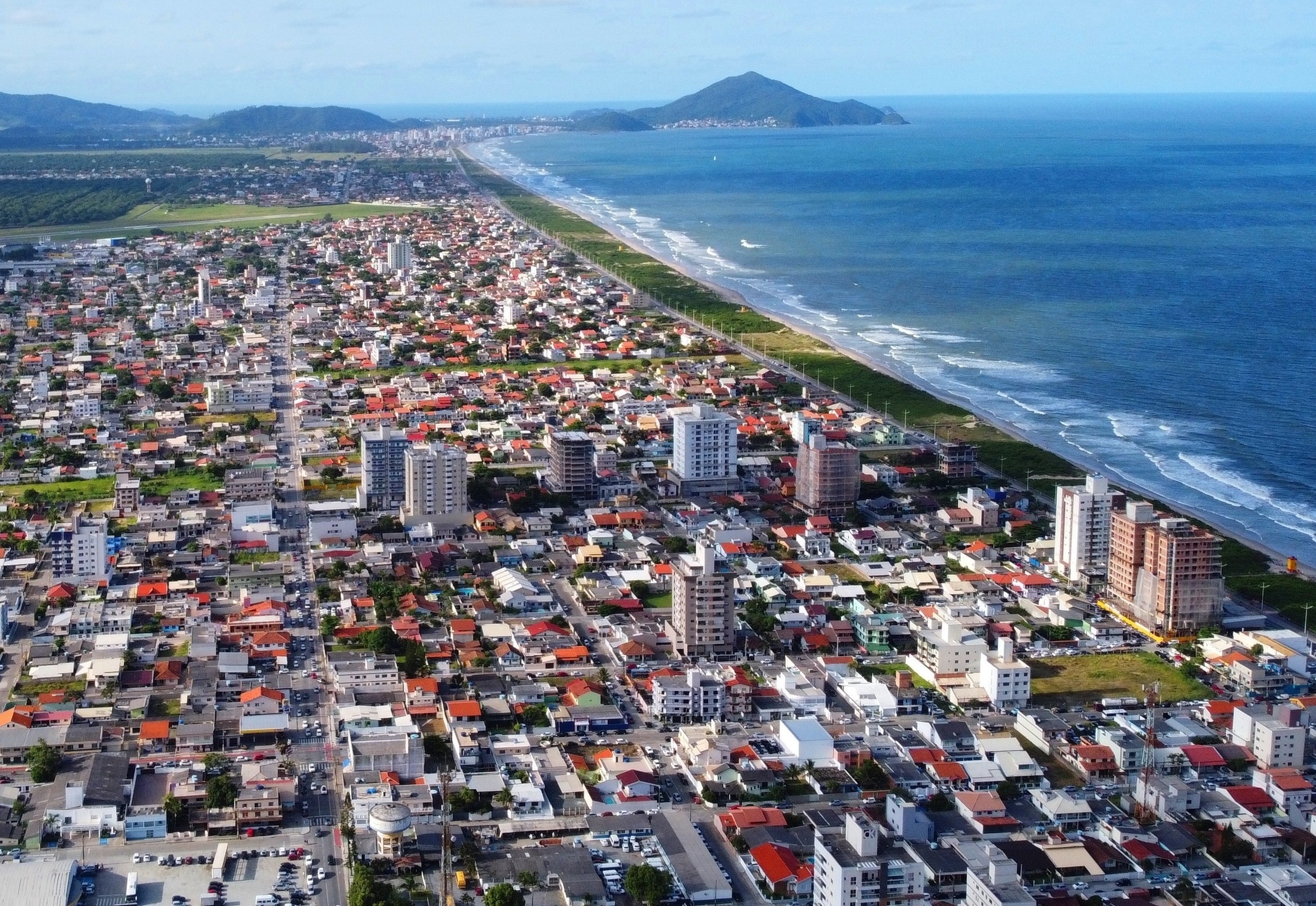 Vista aérea de Navegantes, Santa Catarina
